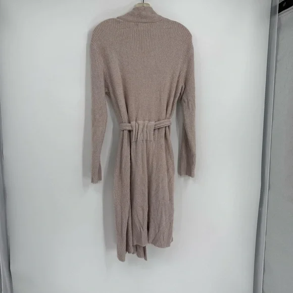 BAREFOOT DREAMS CozyChic Women's Robe Belted pink Size 2 small/medium bathrobe - Picture 8 of 11